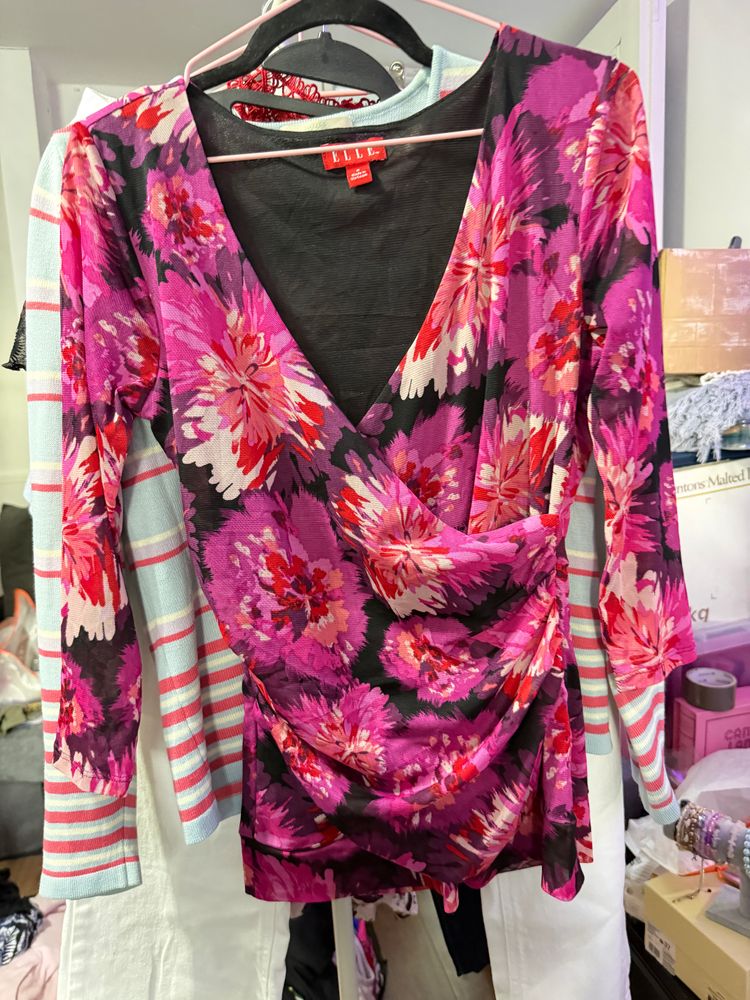 Elle Floral Long Sleeve Top image 1