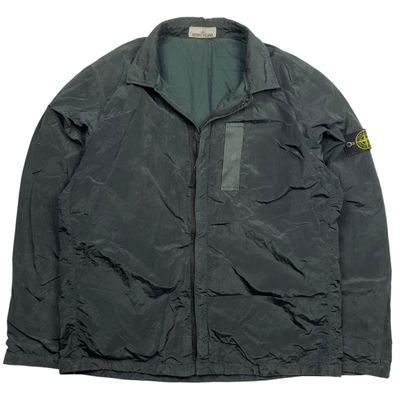 A/W 17 Stone Island Nylon Metal Overshirt - Dark Green