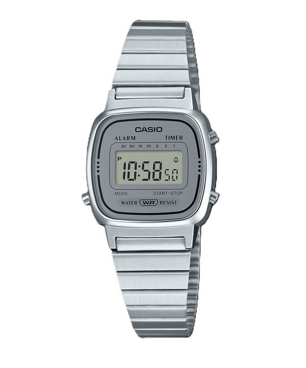 Immagine di Casio Digital Stainless Steel Alarm Timer LA670WA-7DF LA670WA-7 Women's Watch 1