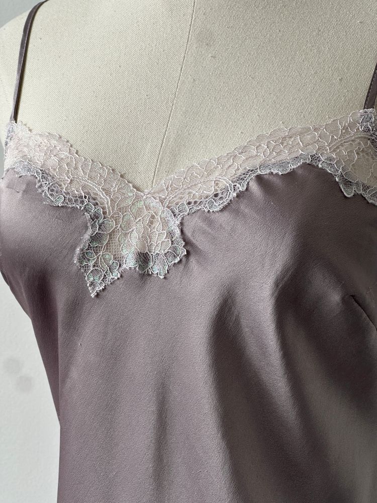 Victoria Secret 2000s Sleeveless Lace Mini Slip Dress - XS-S 9