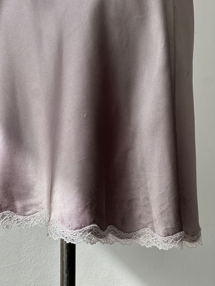 Victoria Secret 2000s Sleeveless Lace Mini Slip Dress - XS-S 7