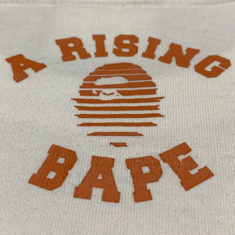Immagine di Bape Medium Ape Head Graphic White T-Shirt A Bathing Ape 9