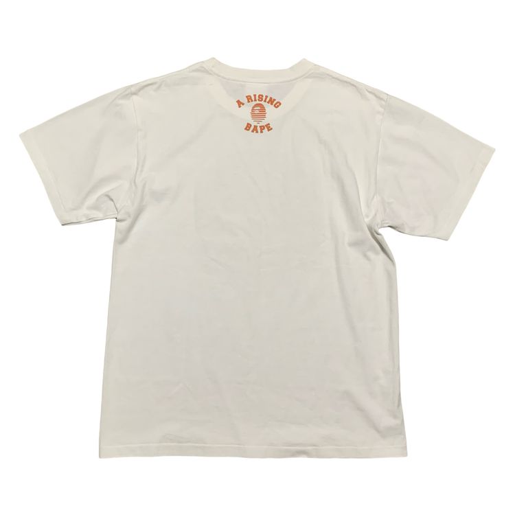 Immagine di Bape Medium Ape Head Graphic White T-Shirt A Bathing Ape 2