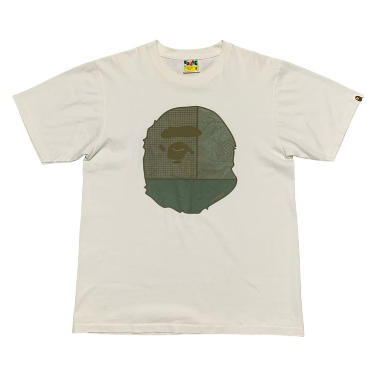 Bape Medium Ape Head Graphic White T-Shirt A Bathing Ape image 1