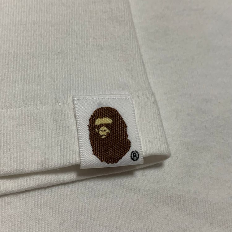 Immagine di Bape Medium Ape Head Graphic White T-Shirt A Bathing Ape 11