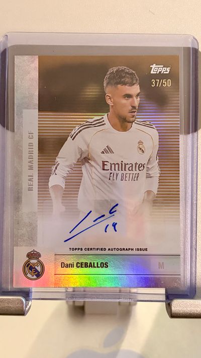 Topps Dani Ceballos auto /50