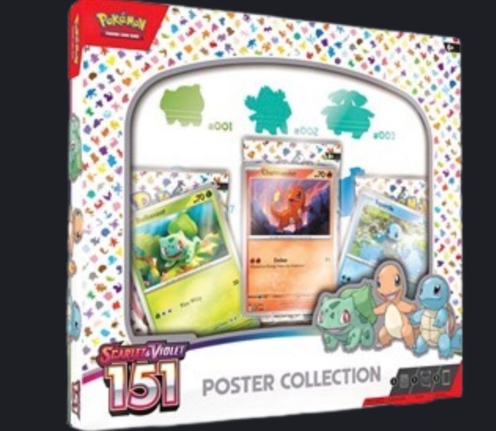 Pokémon 151 collezione con poster