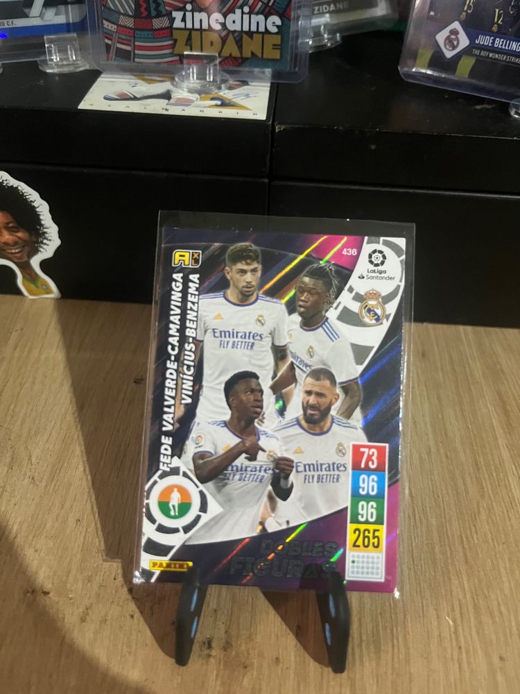 Fede Vini Benzema Camavinga Real Madrid Football Trading Card