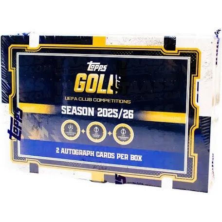 BREAK 4 - 1 SPOT - x1 Topps Gold Uefa Club Competitions Season 2025/26 Box
