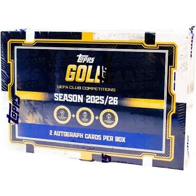 BREAK 4 - 1 SPOT - x1 Topps Gold Uefa Club Competitions Season 2025/26 Box