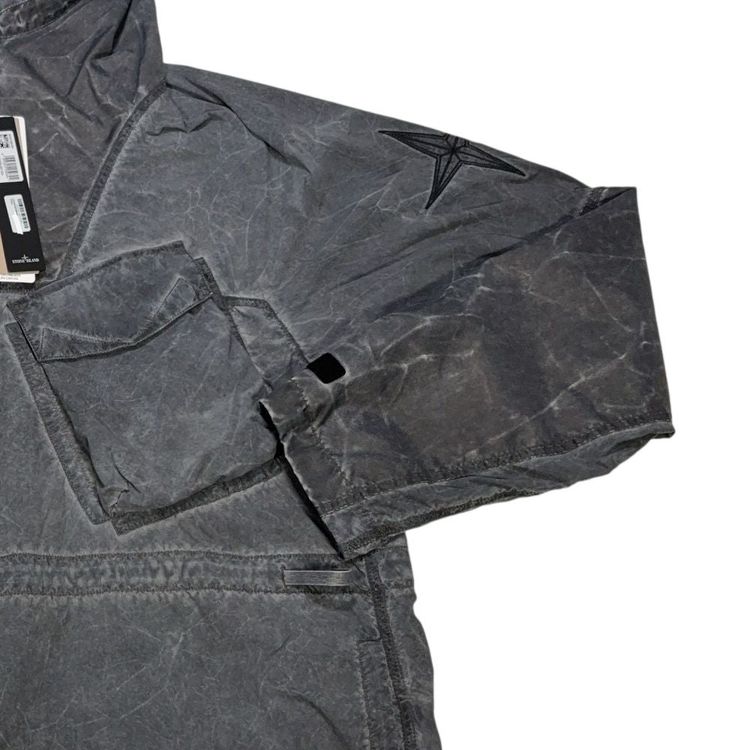 Stone Island Uneven Pigment Dyed Nylon Smerigliato + Nylon Canvas Grey Jacket obraz 1