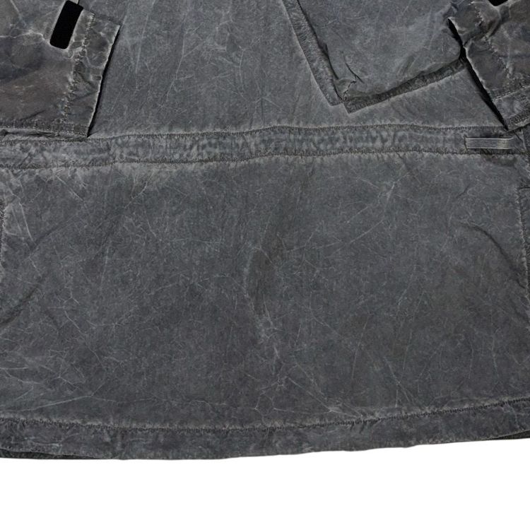 Stone Island Uneven Pigment Dyed Nylon Smerigliato + Nylon Canvas Grey Jacket imagen 2