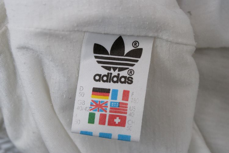 ADIDAS 80'S VINTAGE STEFAN EDBERG 1989 PRO LOGO TRACKSUIT TOP JACKET LARGE obraz 8