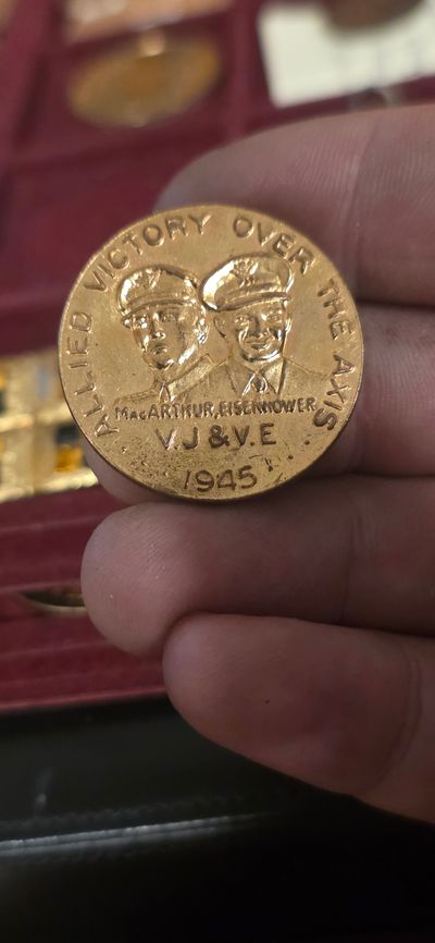 Victory Over The Axis Commemorative Coin 1945