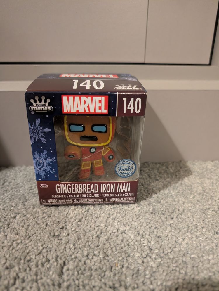 Marvel Gingerbread Iron Man Funko Mini Figure