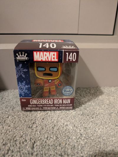 Marvel Gingerbread Iron Man Funko Mini Figure