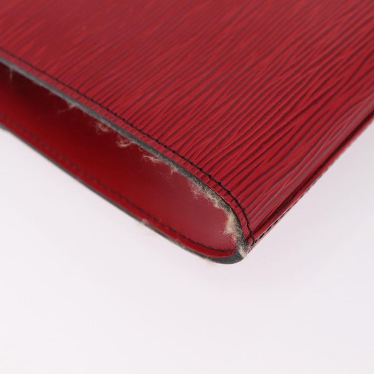 LOUIS VUITTON Epi Art Deco Clutch Bag Red M52637 LV Auth 207106 - Jerrillo image 10