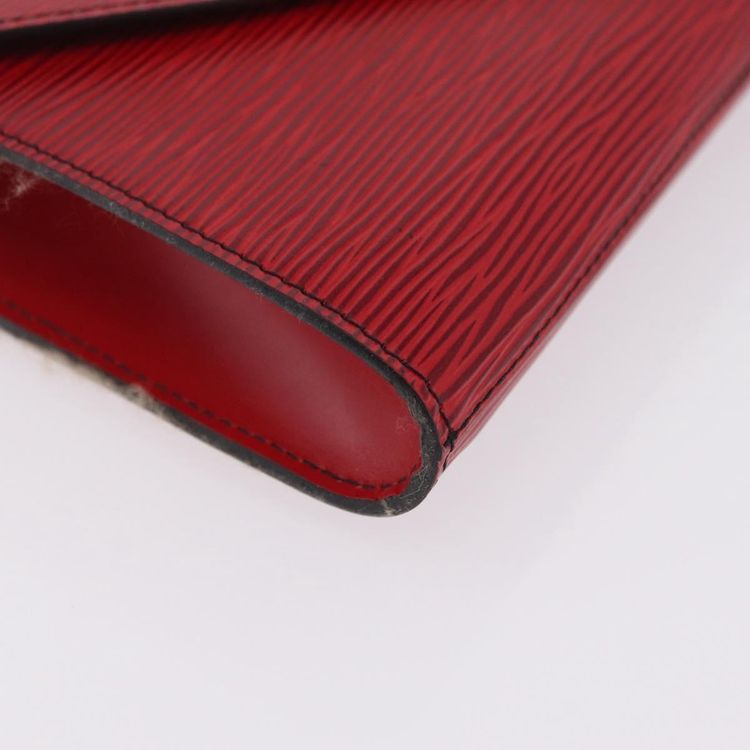 LOUIS VUITTON Epi Art Deco Clutch Bag Red M52637 LV Auth 207106 - Jerrillo image 8