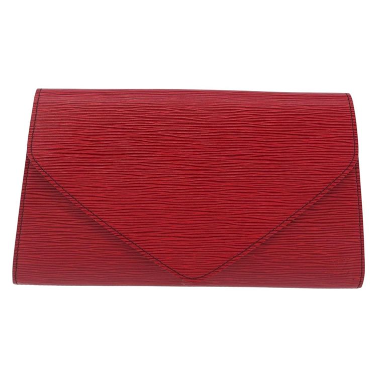 LOUIS VUITTON Epi Art Deco Clutch Bag Red M52637 LV Auth 207106 - Jerrillo image 2