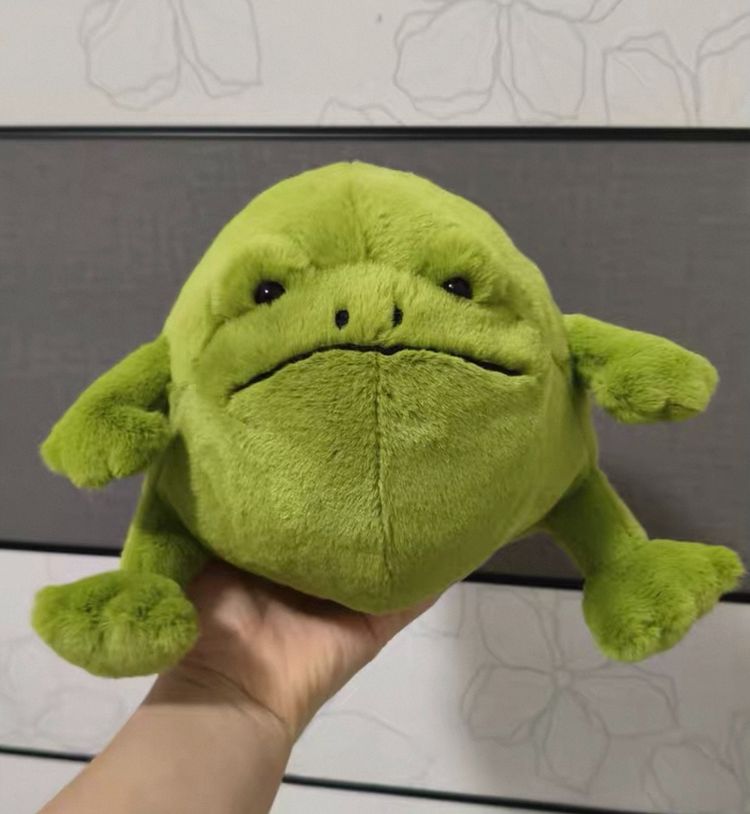 Green Plush Frog Toy 2
