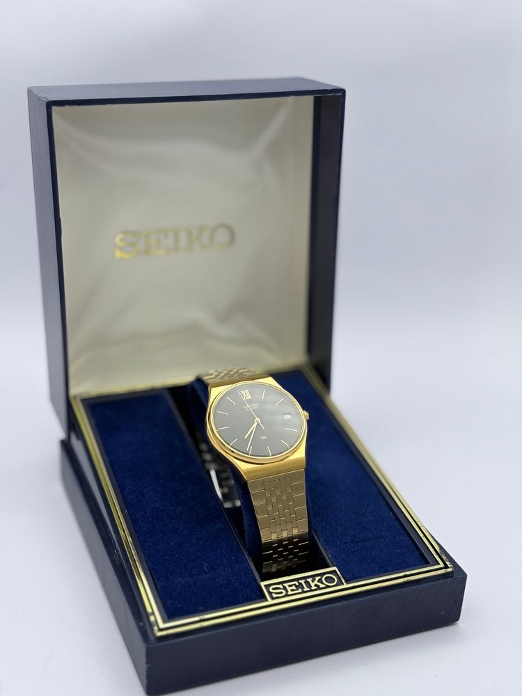 Immagine di Seiko Quartz Gold-Tone Wristwatch 8