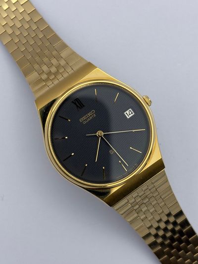 Seiko Quartz Gold-Tone Wristwatch
