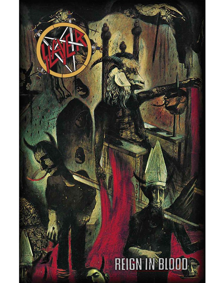 Slayer Reign In Blood Textile Poster image 1