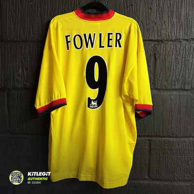 Liverpool 1997/98 Away Shirt - XL 46-48”) - Fowler #9