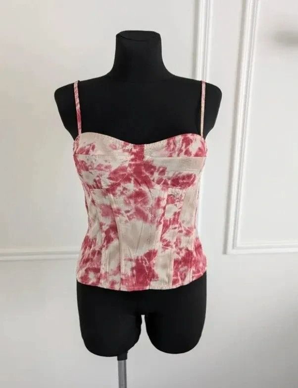 Tie-Dye Corset Top