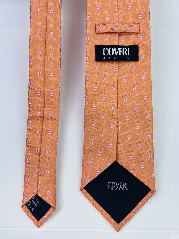 Coveri Moving Orange Patterned Tie