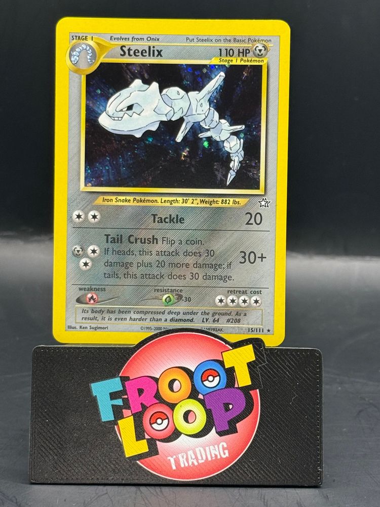 Pokemon Steelix Neo Genesis Holo 15/111 (N/M) image 1