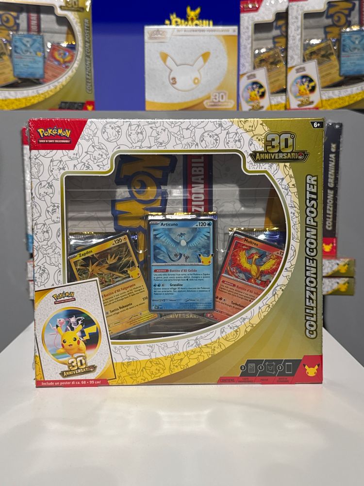 Pokémon 30Th Anniversary Coin Poster Collection