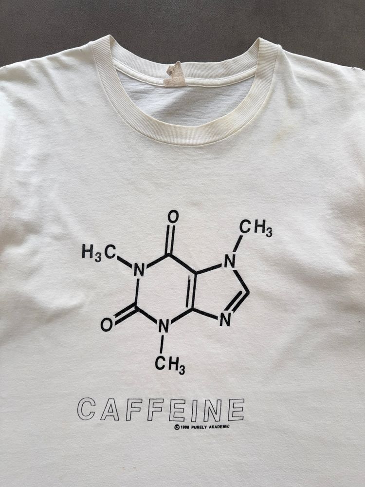 1980s Caffeine tee (L) imagen 3