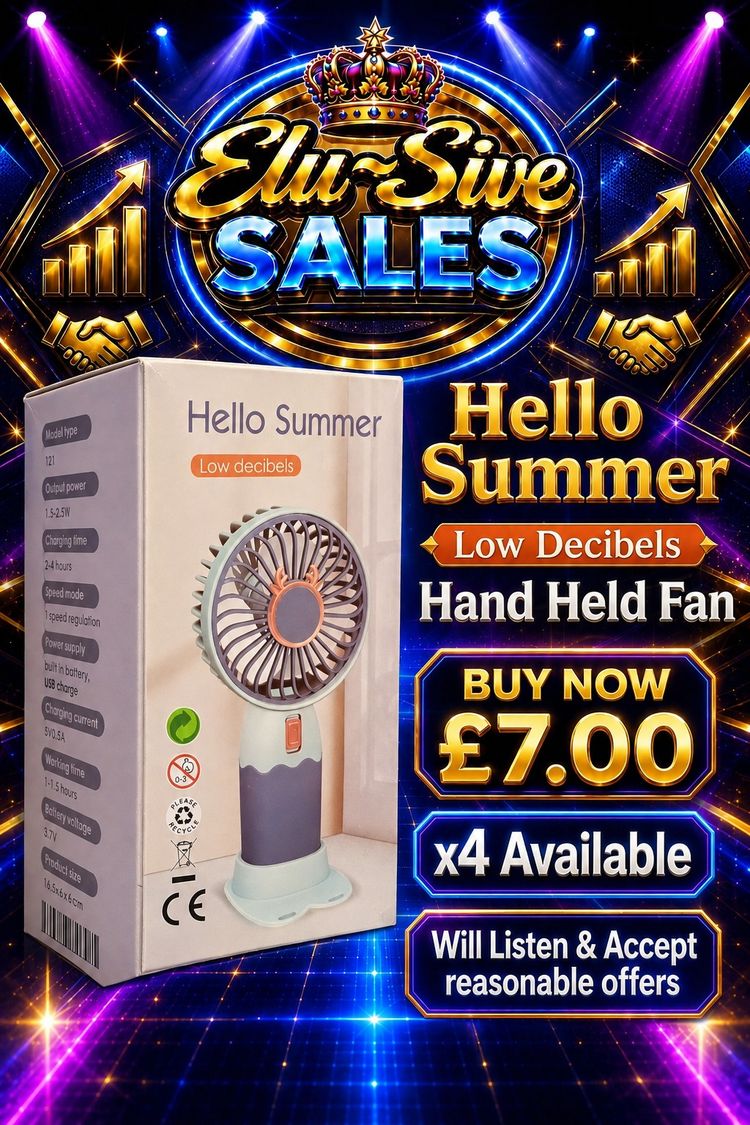 Immagine di Hello Summer Hand Held Fan 1