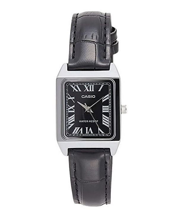 Casio Standard Analog Leather Strap Black Dial Quartz LTP-V007L-1B Women's Watch image 1