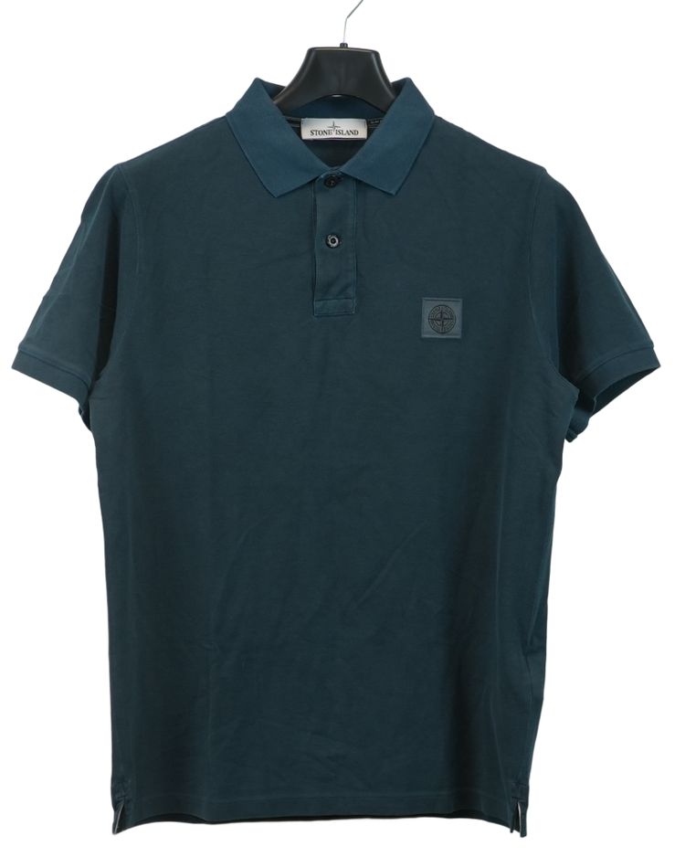 Stone Island Stone Island Compass Patch Polo Shirt Navy Blue product image