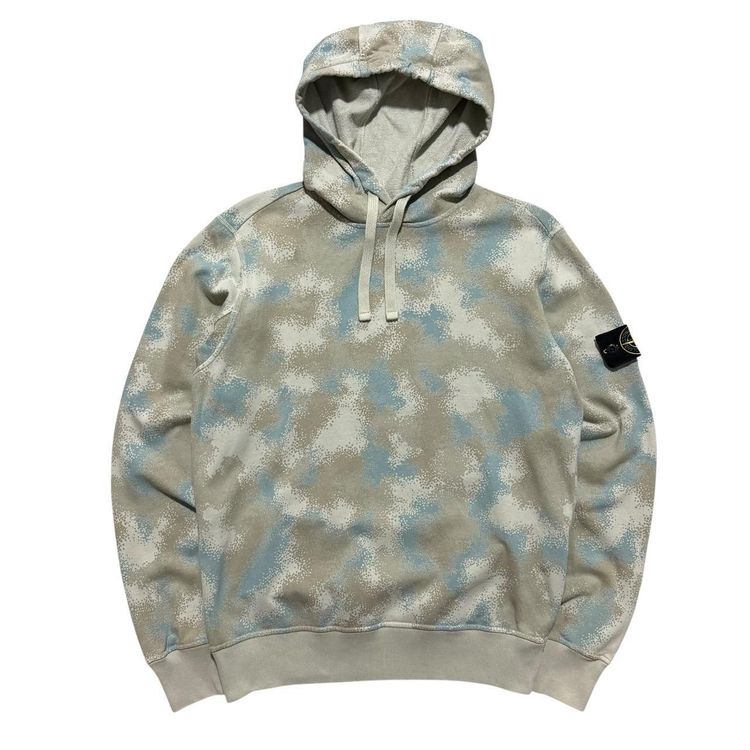 Stone Island Devore Camo Pullover Hoodie image 1