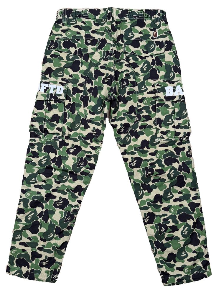 Bape Camo Print Undefeated Cargo Trousers image 10