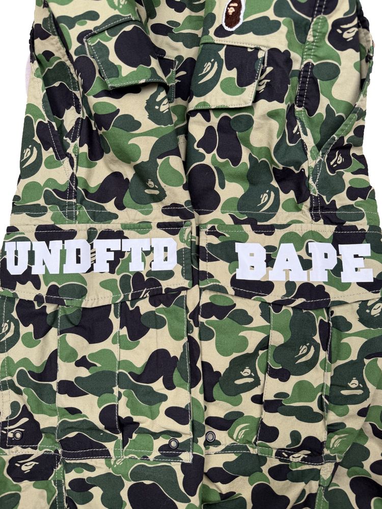 Bape Camo Print Undefeated Cargo Trousers image 4