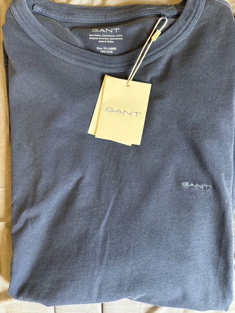 GANT Gant Blue Crew Neck T-Shirt product image