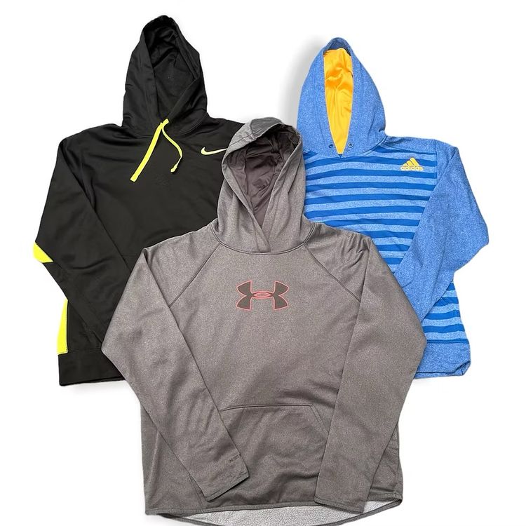 500 x MIX POLYESTER HOODIES/QUARTER ZIPS 