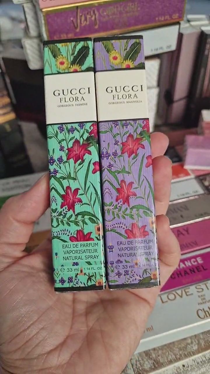 33ml Travel Size Gucci Flora Gorgeous Jasmine and Gorgeous Magnolia Eau De Parfum image 1