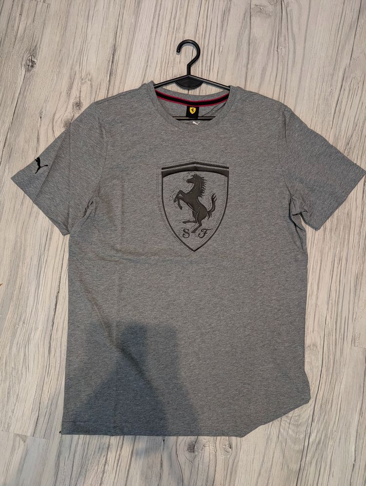Puma Ferrari Grey T-Shirt image 1