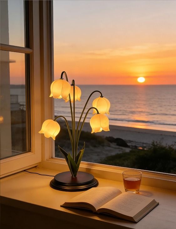 Flower-Shaped Table Lamp