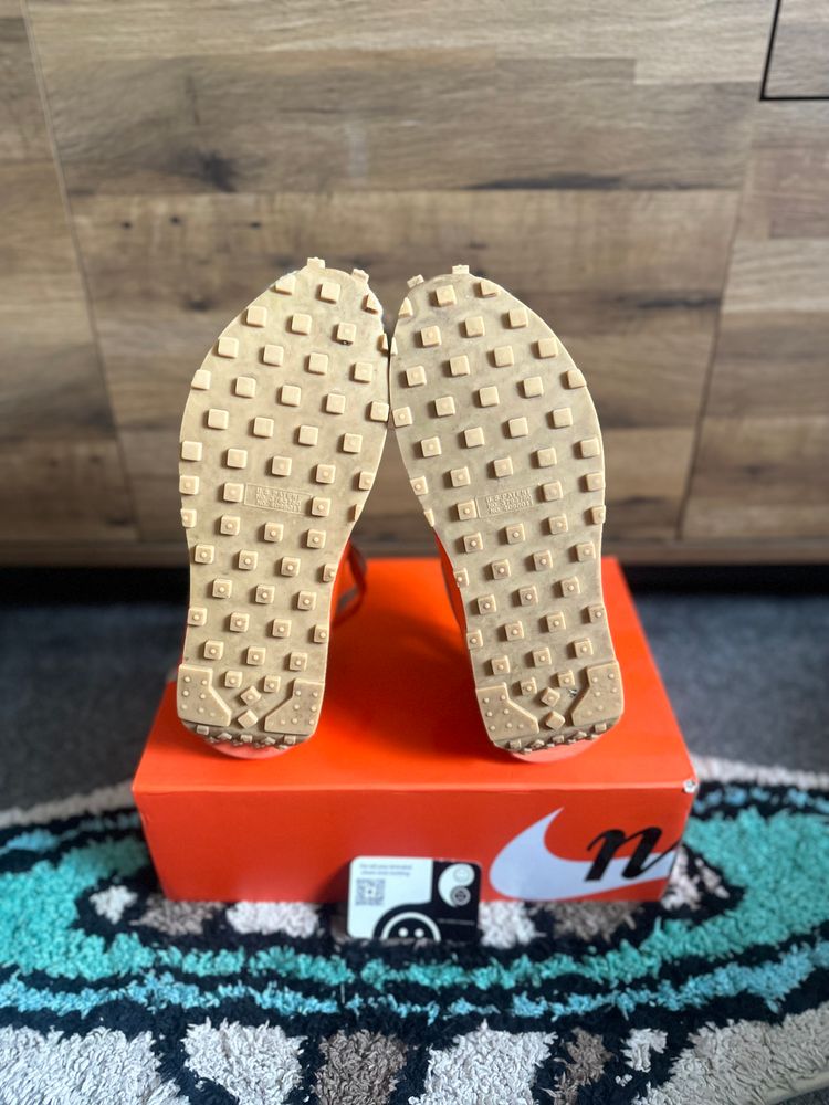 Nike LD Waffle sacai CLOT Kiss of Death Net Orange Blaze U.K. 7.5 3