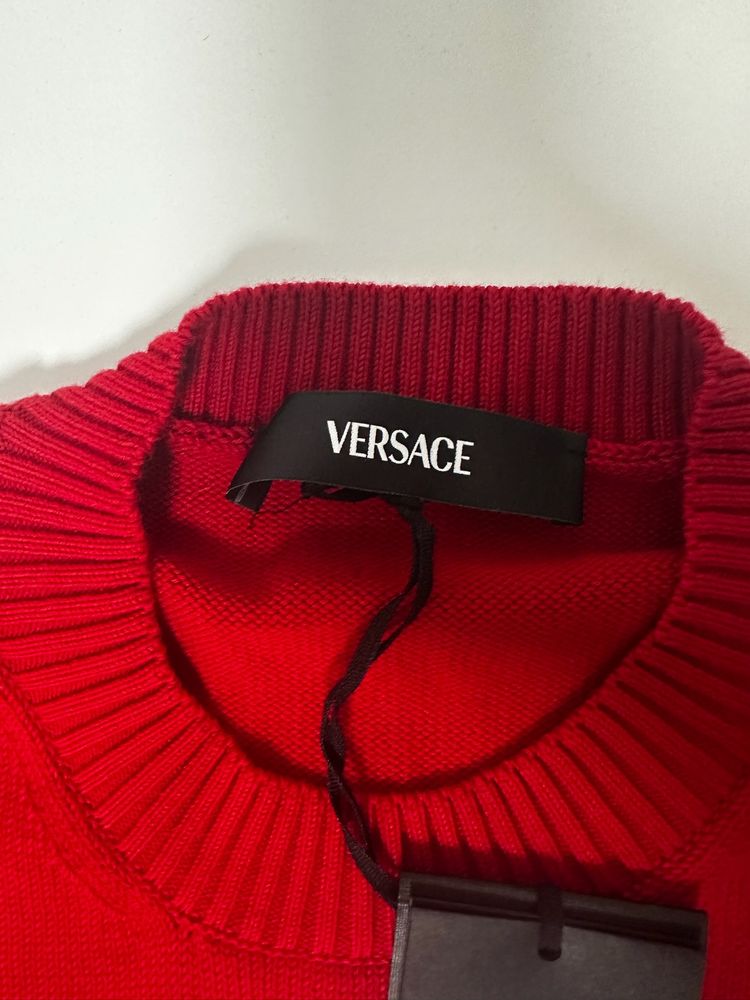 Versace Knit Sweater With Medusa Embroidery image 5