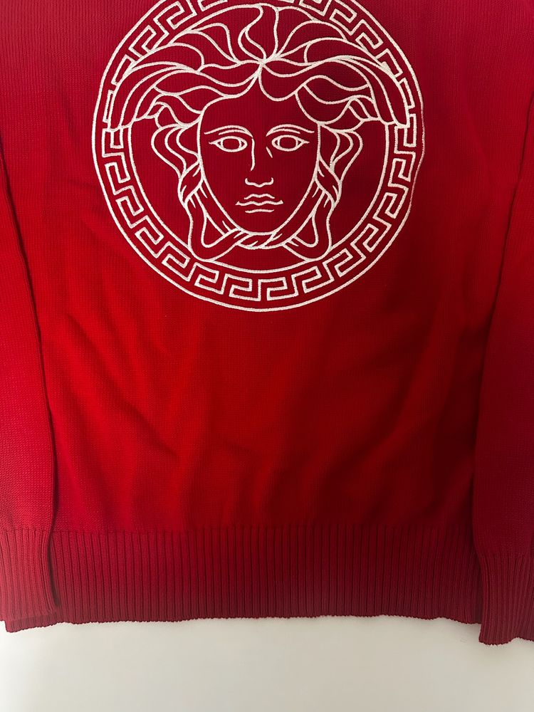 Versace Knit Sweater With Medusa Embroidery image 6