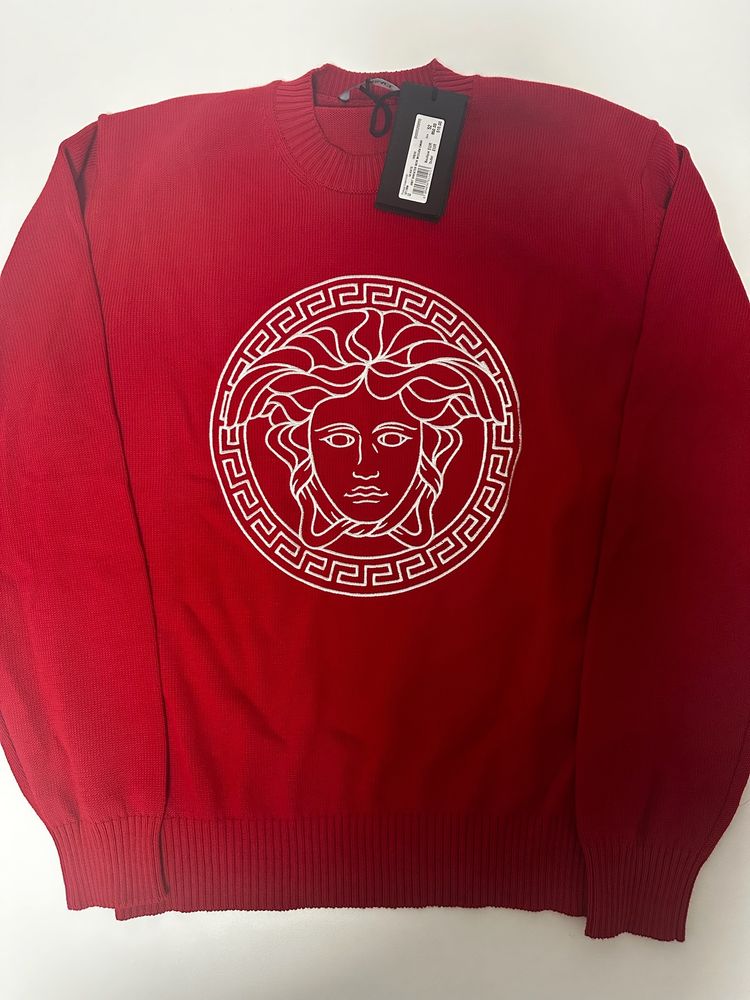 Versace Knit Sweater With Medusa Embroidery image 2