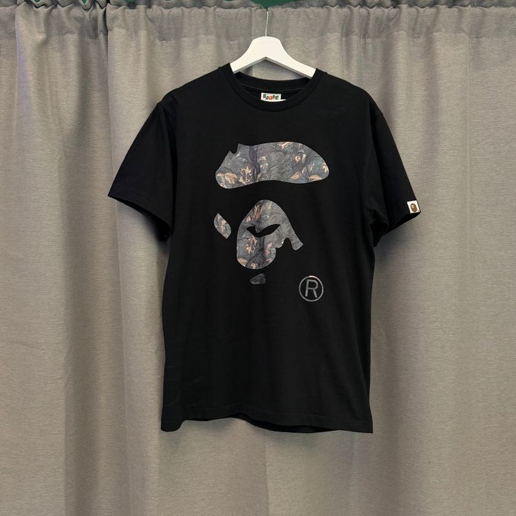 BAPE Ape Head By Bathing Ape Tee Black M image 1