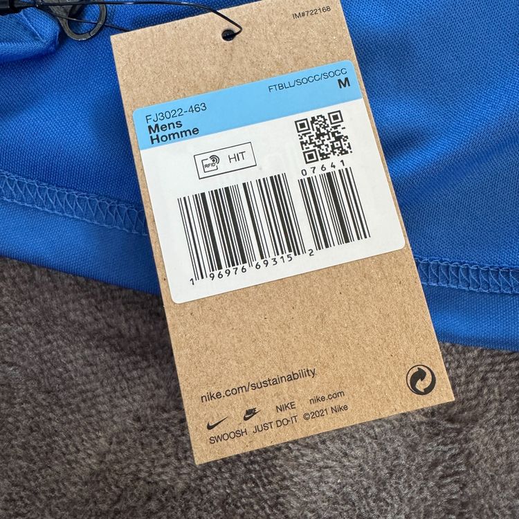 Authentic Nike Blue Academy 23 Knitted Track Jacket - Medium obraz 6